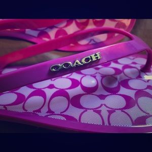 NWOT Coach Flip-flop Sandals
